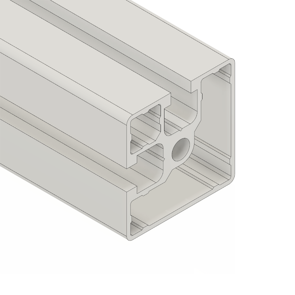 10-4545S2A-0-72IN MODULAR SOLUTIONS EXTRUDED PROFILE<br>45MM X 45MM 2G SMOOTH SIDES ADJACENT, CUT TO THE LENGTH OF 72 INCH